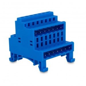 5.08mm Ray Tipi Katlı Soket Klemens - 2x7 Pim