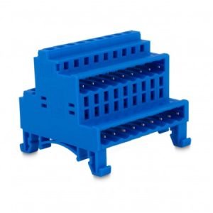 5.08mm Ray Tipi Katlı Soket Klemens - 2x9 Pim