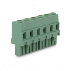 7.62mm Vertical Female Pluggable Terminal Block - 6 Pins