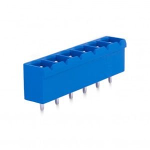7.62mm Male Pluggable Terminal Block 180° - 6 Pins