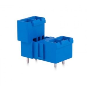 7.62mm Double-Deck Male Pluggable Terminal Block 180° - 2x2 Pins