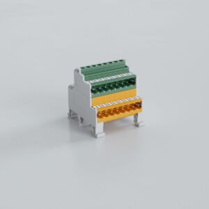 5.08mm Ray Tipi Katlı Çift Renkli Soket Klemens – 2x8 Pim