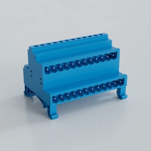 5.08mm Ray Tipi Katlı Soket Klemens - 2x12 Pim