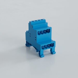 5.08mm Ray Tipi Katlı Soket Klemens - 2x4 Pim