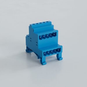 5.08mm Ray Tipi Katlı Soket Klemens - 2x5 Pim