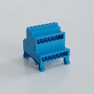 5.08mm Ray Tipi Katlı Soket Klemens - 2x7 Pim