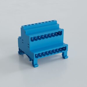 5.08mm Ray Tipi Katlı Soket Klemens - 2x9 Pim