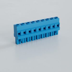 7.62mm Dik Dişi Soket Klemens - 9 Pim