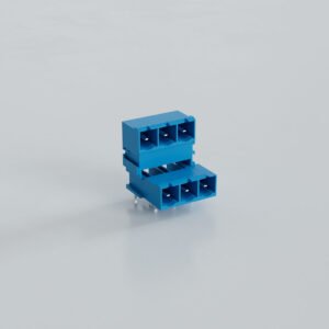 7.62mm Katlı Soketli Erkek Klemens 90° - 2x3 Pim