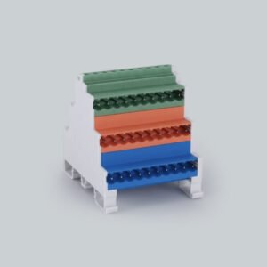 5.08mm Ray Tipi 3 Katlı 3 Renkli Soket Klemens - 3x10 Pim