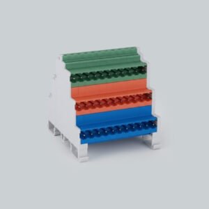 5.08mm Ray Tipi 3 Katlı 3 Renkli Soket Klemens - 3x11 Pim