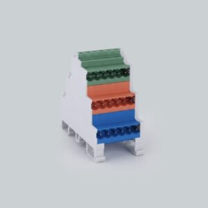 5.08mm Ray Tipi 3 Katlı 3 Renkli Soket Klemens - 3x6 Pim