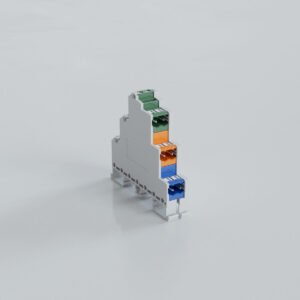 5.08mm Ray Tipi 3 Katlı 3 Renkli Soket Klemens - 3x2 Pim