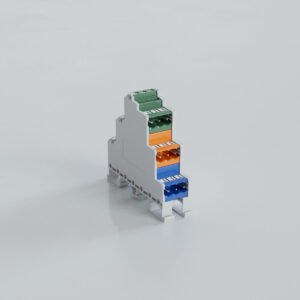 5.08mm Ray Tipi 3 Katlı 3 Renkli Soket Klemens - 3x3 Pim