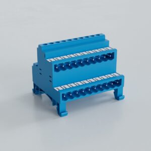 5.08mm Ray Tipi Katlı Soket Klemens - 2x10 Pim