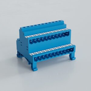 5.08mm Ray Tipi Katlı Soket Klemens - 2x11 Pim