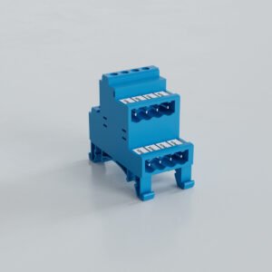 5.08mm Ray Tipi Katlı Soket Klemens - 2x4 Pim