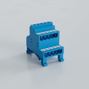 5.08mm Ray Tipi Katlı Soket Klemens - 2x5 Pim