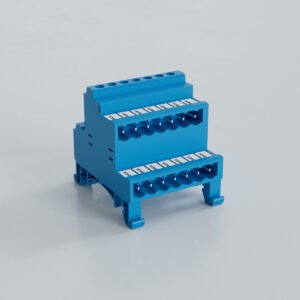 5.08mm Ray Tipi Katlı Soket Klemens - 2x7 Pim