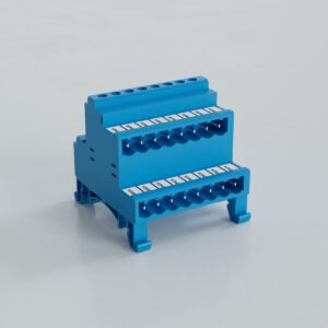 5.08mm Ray Tipi Katlı Soket Klemens - 2x8 Pim