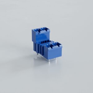 7.62mm Katlı Soketli Erkek Klemens 180° - 2x2 Pim