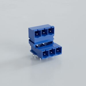 7.62mm Katlı Soketli Erkek Klemens 90° - 2x3 Pim